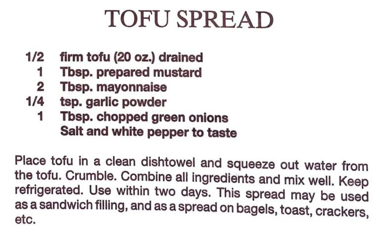 Tofu Spread
