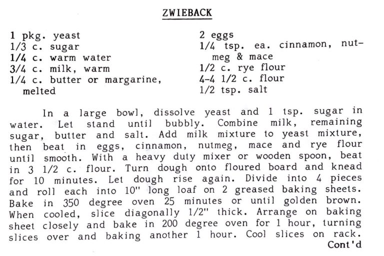 Zwieback