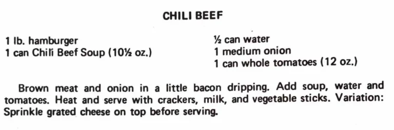 Chili Beef