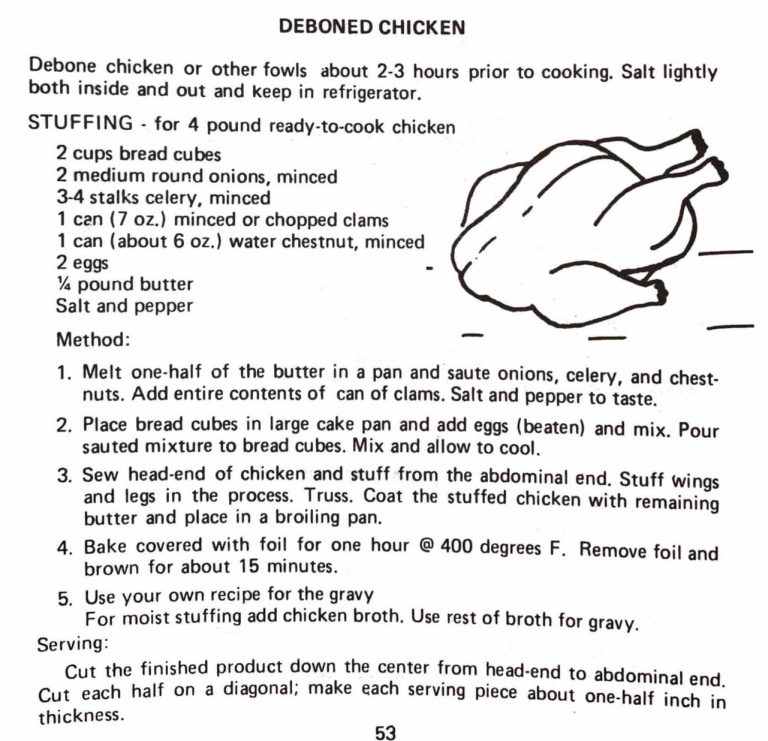 Deboned Chicken