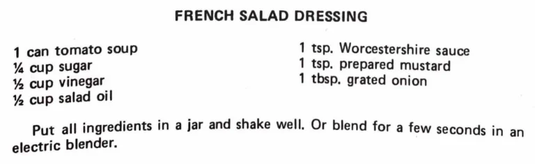 French Salad Dressing