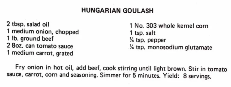 Hungarian Goulash