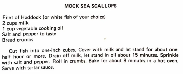 Mock Sea Scallops