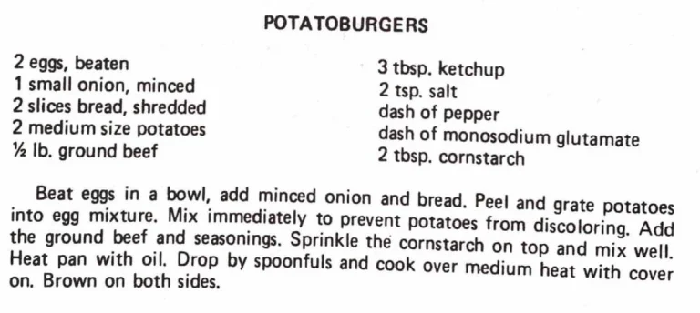 Potatoburgers