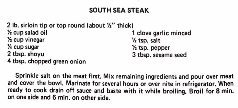 South Sea Steak