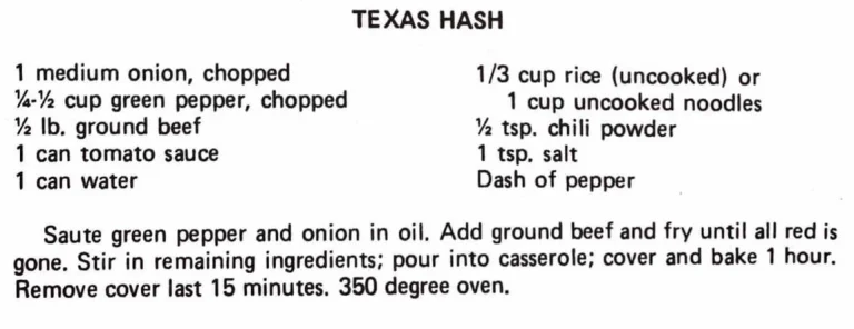 Texas Hash
