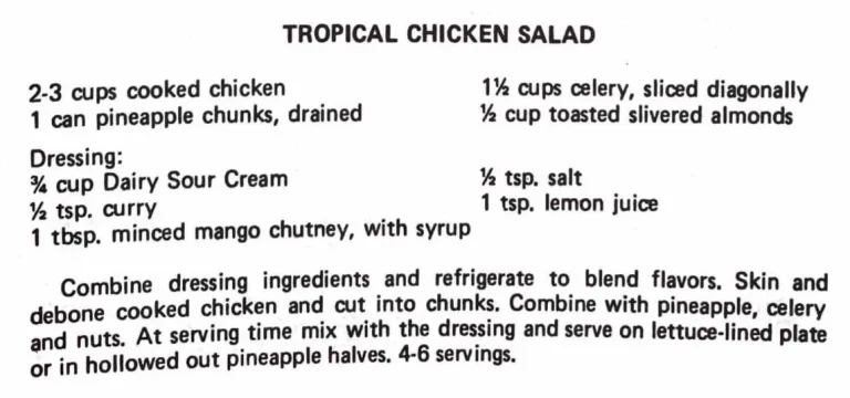 Tropical Chicken Salad