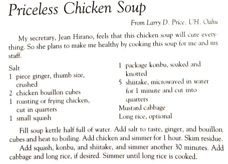 Priceless Chicken Soup