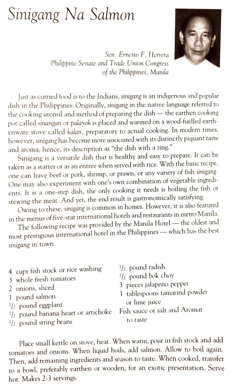 Sinigang Na Salmon