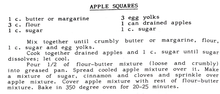 Apple Squares