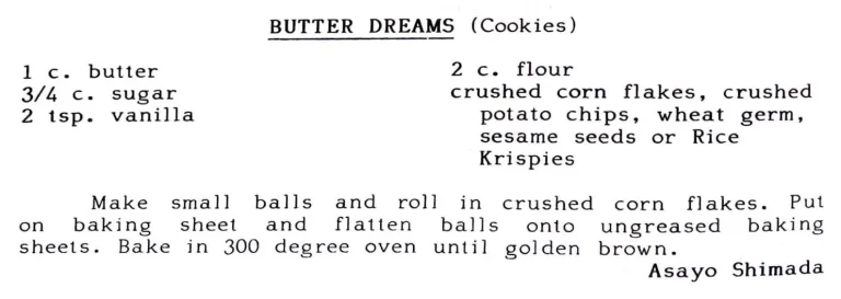 Butter Dreams (Cookies)