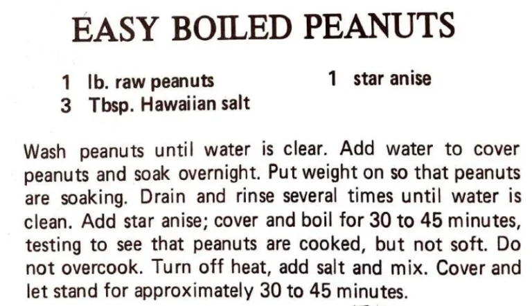 Easy Boiled Peanuts