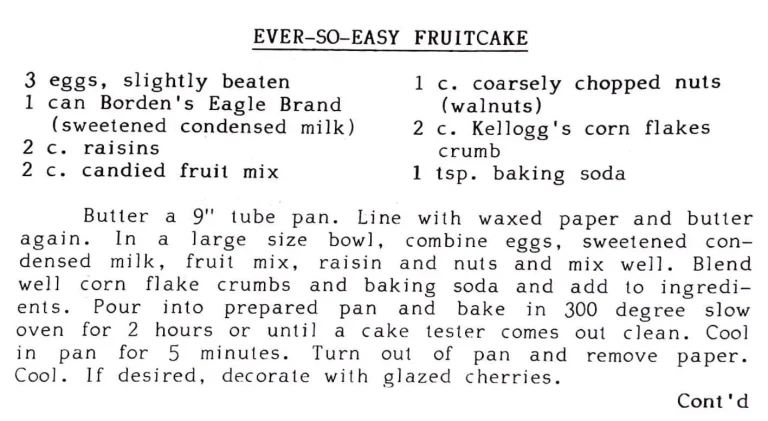 Ever-So-Easy Fruitcake