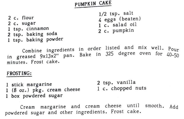 Pumpkin Cake #2