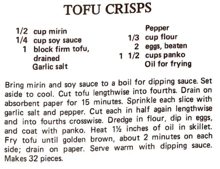 Tofu Crisps
