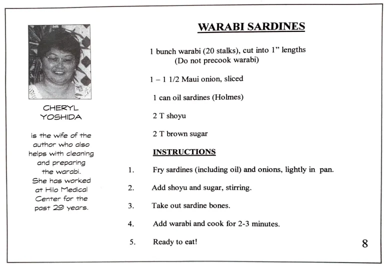 Warabi Sardines