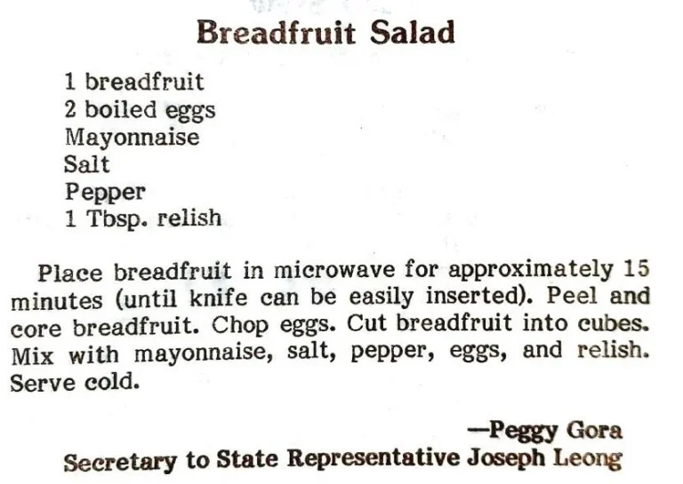 Breadfruit Salad