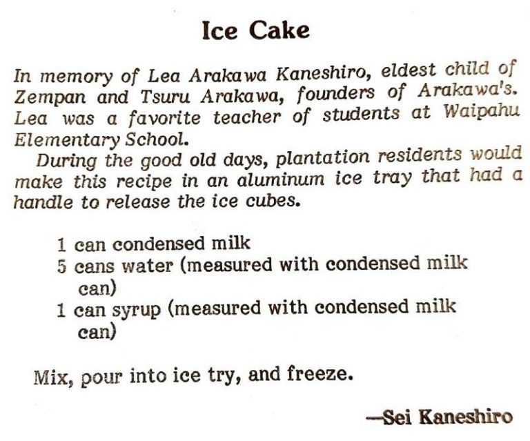 Ice Cake