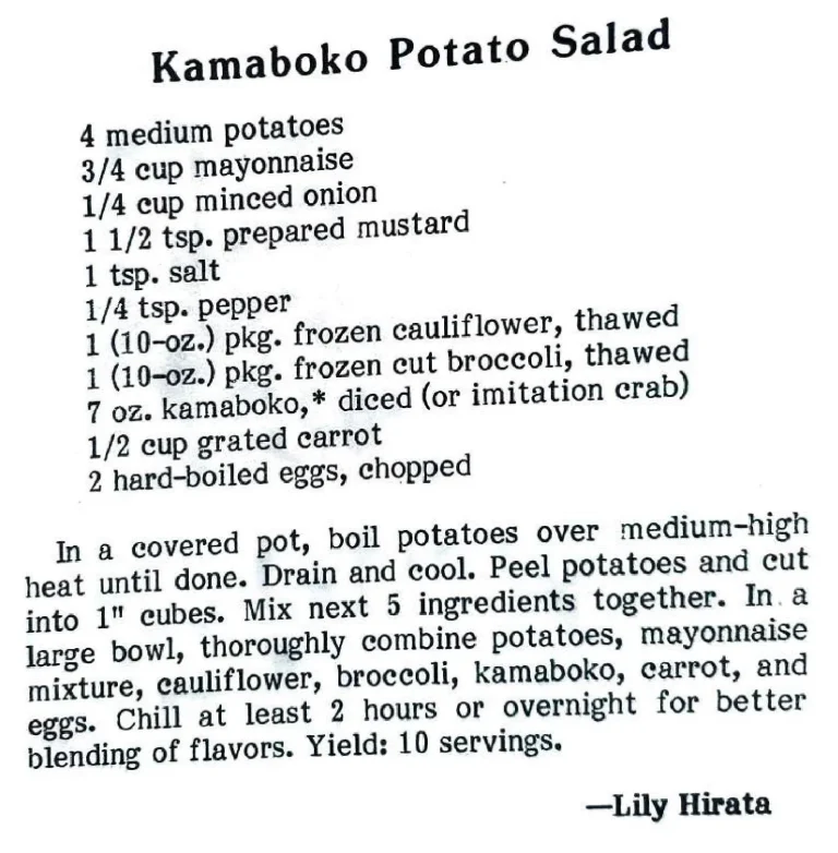 Kamaboko Potato Salad