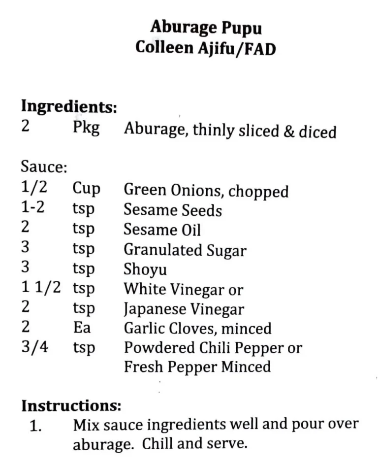 Aburage Pupu