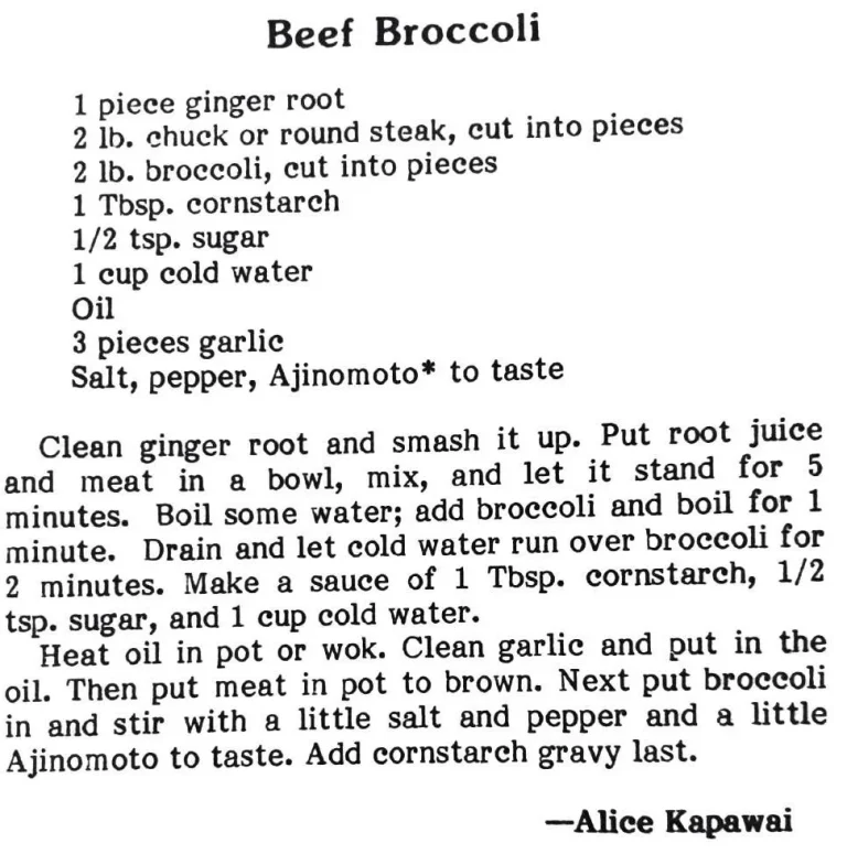 Beef Broccoli