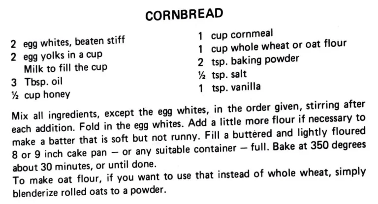 Corn Meal Bread