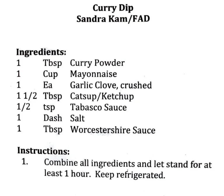 Curry Dip
