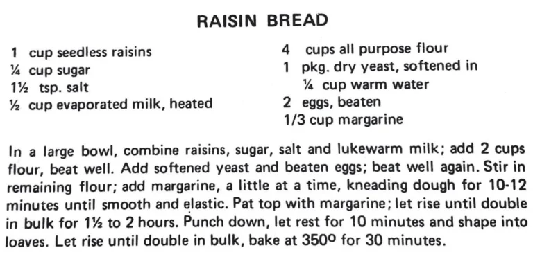 Raisin Bread