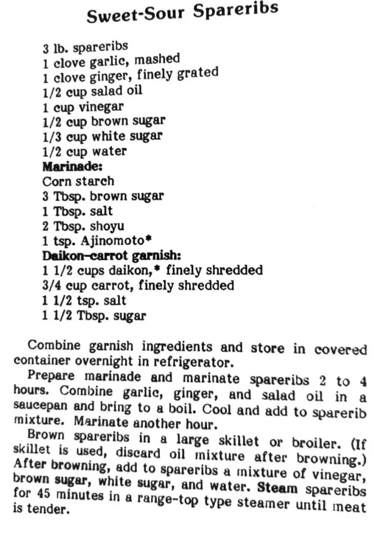 Sweet-Sour Spareribs #2