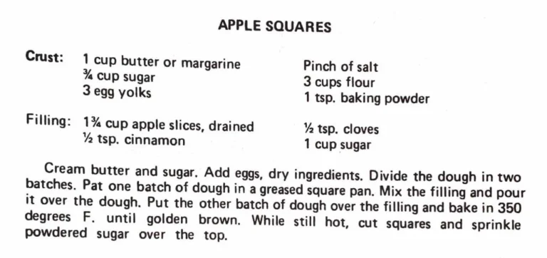 Apple Squares