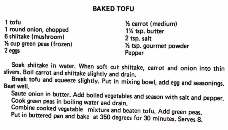 Baked Tofu