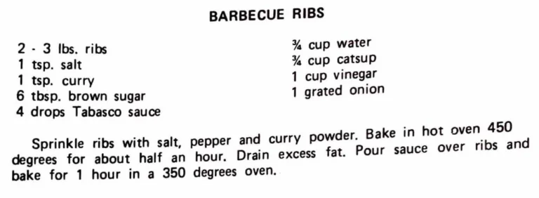 Barbecue Ribs