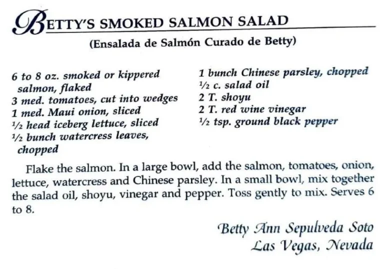 Betty’s Smoked Salmon Salad