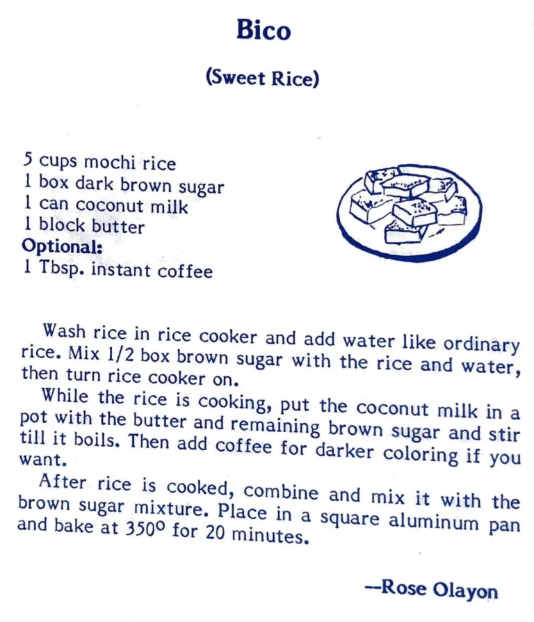 Bico (Sweet Rice)