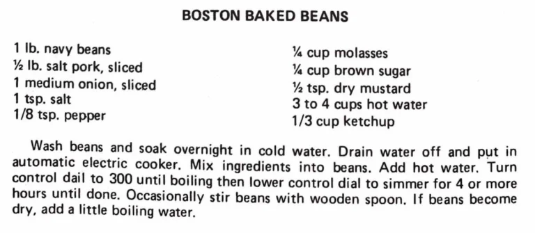 Boston Baked Beans