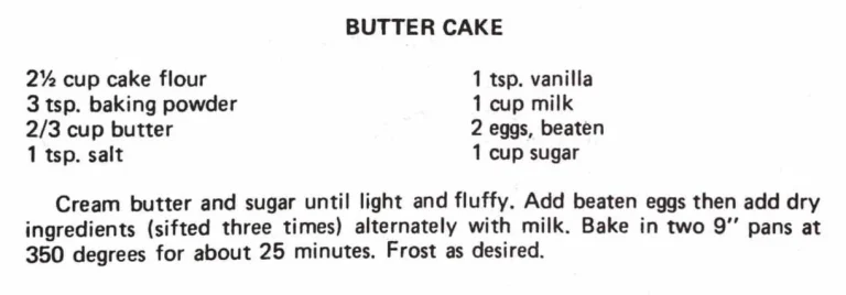 Butter Cake