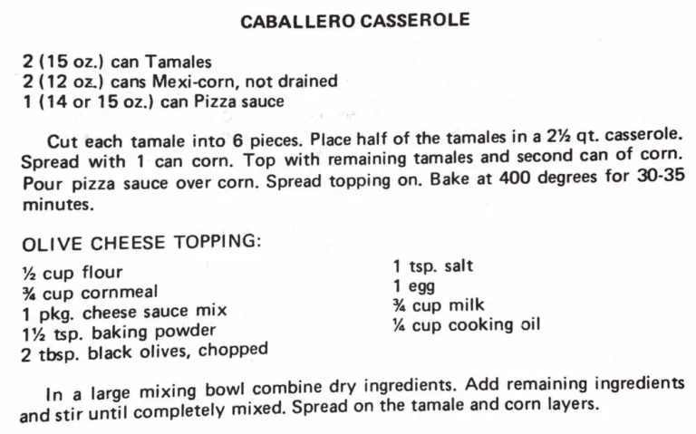 Caballero Casserole
