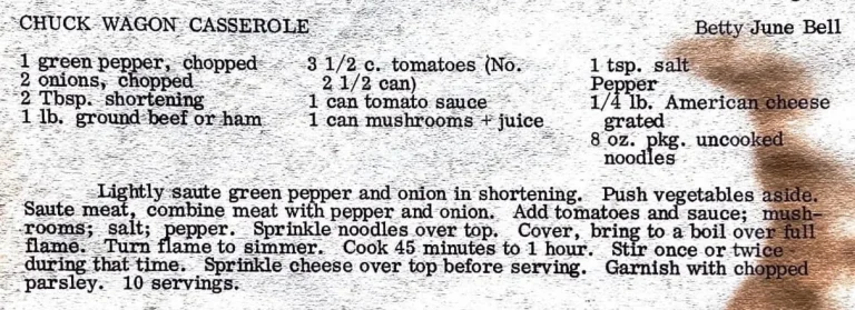 Chuck Wagon Casserole