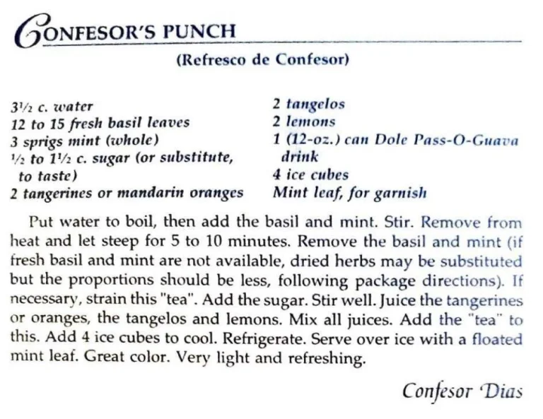 Confesor’s Punch