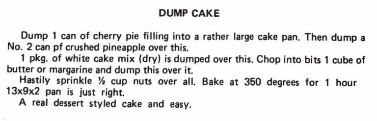 Dump Cake