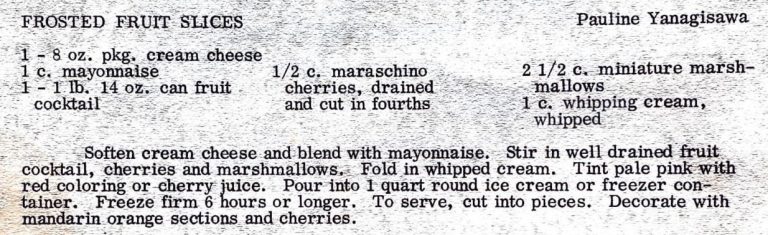 Frosted Fruit Slices