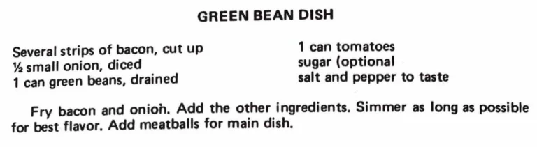 Green Bean Dish