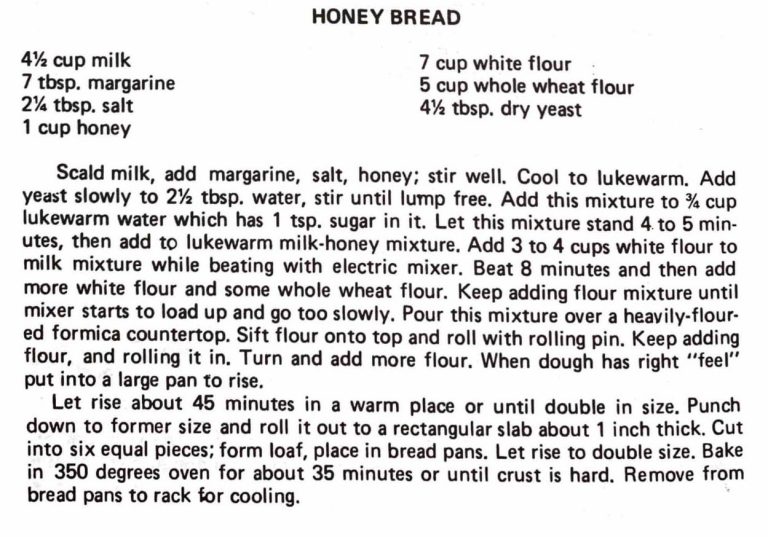 Honey Bread
