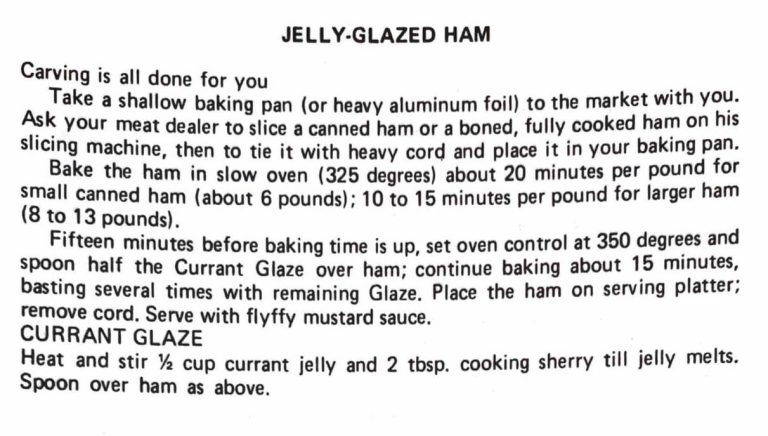 Jelly-Glazed Ham