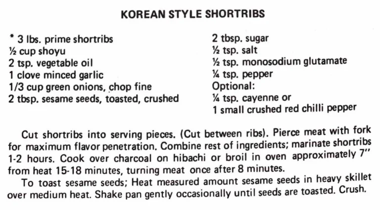 Korean-Style Shortribs