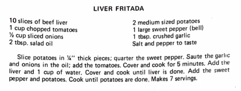 Liver Fritatada