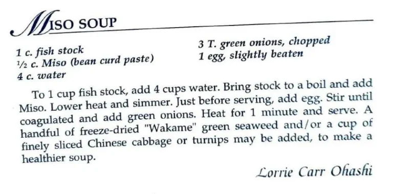 Miso Soup