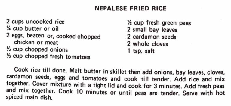 Nepalese Fried Rice