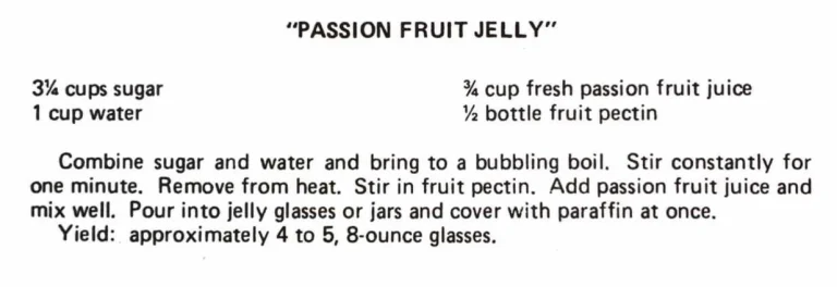 Passion Fruit Jelly