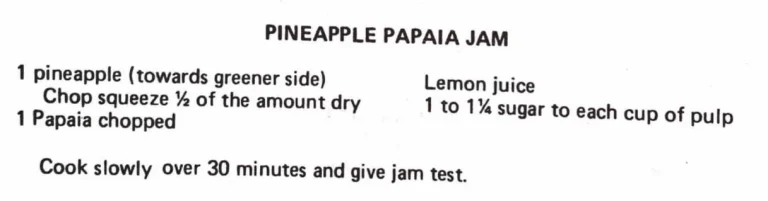 Pineapple Papaia Jam